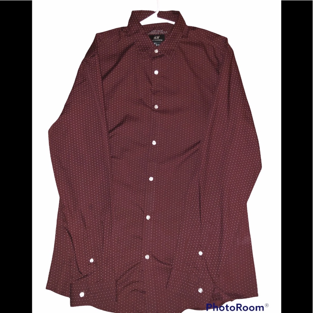 H&M, Button up, Large, Easy Iron